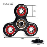 Fidget Hand Spinner, Ultra Fast Bearings, Finger Toy,ADD, ADHD,Anxiety(BlackRed)