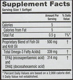 MegaRed Advanced 4in1 Concentrated Omega-3 Fish Krill Oil Supplement, 500mg 80 S