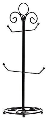 Decorative Coffee Tea Mug Tree Cup Holder Rack Hooks Stand Kitchen Organizer