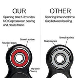 Fidget Hand Spinner, Ultra Fast Bearings, Finger Toy,ADD, ADHD,Anxiety(BlackRed)