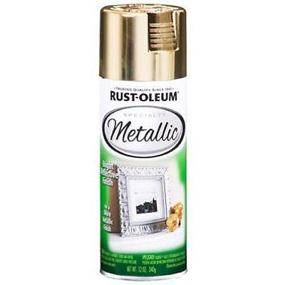 GOLD Specialty Metallic Specialty Bright Shiny Spray Paint Rust Oleum 1937830