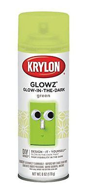 Glow-In-The-Dark Glowz Aerosol Spray Paint 6-Ounce Dark Paint Fast-Dry New