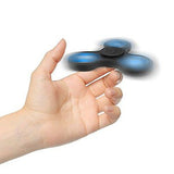 Fidget Spinner Toy Stress Reducer - Perfect For ADD, ADHD, Anxiety, 2 Pack(Blue)