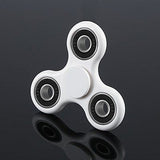 Fidget Spinners, White Tri-Spinner + 6 Winged Metallic Hand Detachable,(2 Pack)