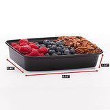 LIFT Certified BPA-Free Reusable Microwavable Meal Prep Containers, 28-Ounce