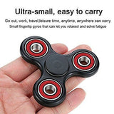Fidget Hand Spinner, Ultra Fast Bearings, Finger Toy,ADD, ADHD,Anxiety(BlackRed)