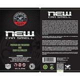Chemical Guys New Car Smell Leather Scent Air Freshener and Odor Eliminator