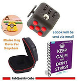 Cube Anxiety Attention Toy & Case Minion Key Chain Relieves Stress Anxiety Relax