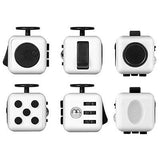 Fidget Cube For Anxiety Stress Relief Attention Focus Cube / White button