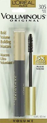 L'Oreal Paris Voluminous Original Waterproof Mascara, Black Brown, 0.28 Ounces