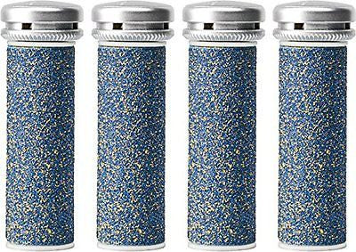 Emjoi Micro-Pedi Replacement Refill Rollers For Smooth Feet Xtreme Coarse 4 Pack