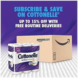 Cottonelle Ultra ComfortCare Toilet Paper, Bath Tissue, 36 Family Rolls