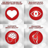 MegaRed Advanced 4in1 Concentrated Omega-3 Fish Krill Oil Supplement, 500mg 80 S