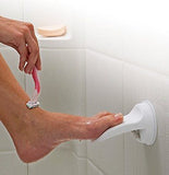 Foot Rest Grip Bath Shower Wall Hook Shaving Shelf Safety Ledge Disability Aid