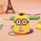 Cube Anxiety Attention Toy & Case Minion Key Chain Relieves Stress Anxiety Relax