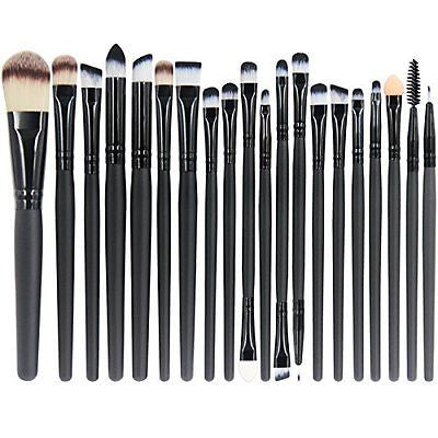 EmaxDesign 20 Pieces Makeup Brush Set Professional Face Eye Shadow Eyeliner