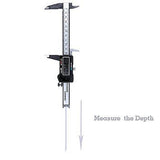 Digiwise Vernier Metric Digital Caliper with LCD,0-6 inch/150mm Steel Electronic