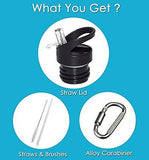 Flaskars Straw Lid for Hydro Flask Standard Mouth Bottle Extra with Straw, Straw