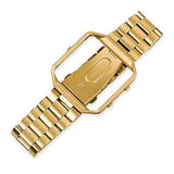 Blaze Smart Watch Band Large, Stainless Steel Metal Links Watch Strap (T Gold)