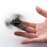 Fidget Spinner Toy Stress Reducer High Speed, Perfect for Killing Time, (BLACK)