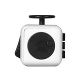 Fidget Cube For Anxiety Stress Relief Attention Focus Cube / White button