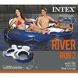 Intex River Run II Sport Lounge, Inflatable Water Float, 95" X 52"