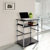 Computer PC Desk Study Table Workstation w/ Pull-out Drawer Small Space Espresso