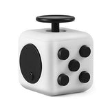 Fidget Cube For Anxiety Stress Relief Attention Focus Cube / White button