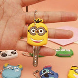 Cube Anxiety Attention Toy & Case Minion Key Chain Relieves Stress Anxiety Relax