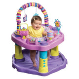 Evenflo Pink Purple Sweet Tea Party Cupcake Activity Center Gym Exersaucer