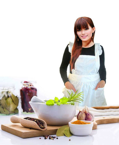 IB ON Apron for Women Girls with pockets plus sizes White Custom Printable Lov