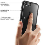 SUPCASE iPhone 7 Plus Premium Hybrid Protective Clear Bumper Case, Black