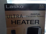 LASKO 32" ULTRA DIGITAL CERAMIC TOWER HEATER WITH MULTI-FUNCTION REMOTE CONTROL