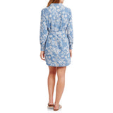 Faded Glory Women's  Floral Chambray Dress