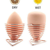 IBEET Beauty Blender Sponge Holder,Gilded Gold Plate Sponge Support,Drying Rack