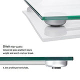 Digital Body Weight Bathroom Scale with Body Tape Measure, Tempered glass