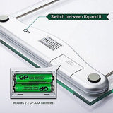 Digital Body Weight Bathroom Scale with Body Tape Measure, Tempered glass