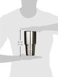 30-Ounce High-Grade Stainless Steel, Double-Wall, Vacuum-Sealed Tumbler, Silver