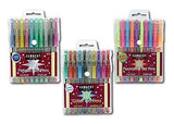 Sargent Art 22-0009 30 Gel Pen Set, Glitter, Fluorescent and Metallic