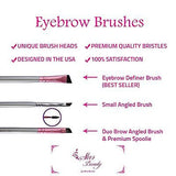 Star Beauty Eyebrow Brush Set 3pcs Premium Quality Synthetic brushes FIRM HAIR &
