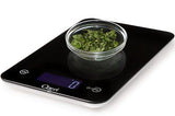 Touch Professional Digital Kitchen Scale (12 lbs Edition), Tempered Glass, Black