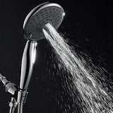 5" Multi Functions Lavatory Bathroom Handheld Shower Head 4 Setting Chrome w Arm