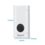 Wireless Doorbell 500Feet 52 Chimes 2 Plug in Receiver 2 Battery, Waterproof