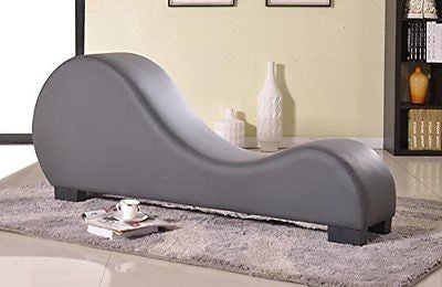 Yoga Chair Chaise Lounge Stretching Relaxation Sex Modern Faux Leather Loveseat