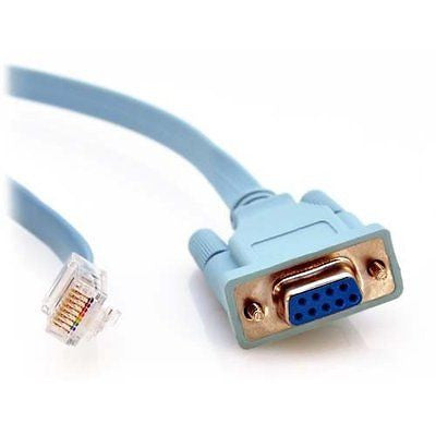 Cisco 72-3383-01 6ft Rollover Console Cable DB9 Female To RJ45 Male