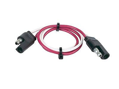 2 Pole Hopkins Flat Wire Quick Battery Disconnect Connector Set - 12v 12 in NEW