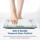 Digital Body Weight Bathroom Scale with Body Tape Measure, Tempered glass