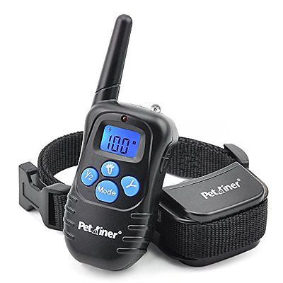 Petrainer Dog Training Collar Rechargeable and330 yd Remote Dog Shock Collar
