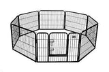 Pet Playpen Dog Cat Fence Exercise Pen Play Yard Heavy Duty Panel Puppy Kennel