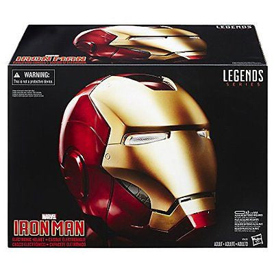 Marvel Legends Authentic Iron Man Costume Cosplay Helmet Replica LED Light Up Ey